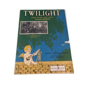 Twilight The Stars and You With Ukulele Arrangement 1925 Nacio Herb Brown